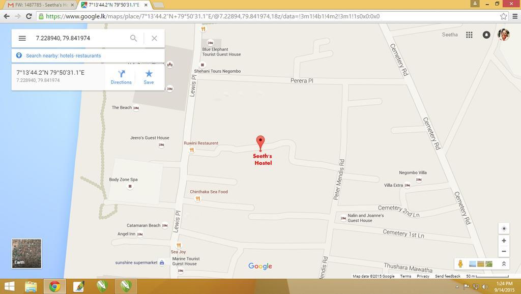 Seetha'S Hostel Negombo Luaran gambar
